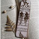 Zakładka Shabby Chic Romantyczna przejażdżka - ręcznie wykonana do książek