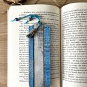 Drewniana zakładka do książki Ptasi Raj - ręcznie wykonana