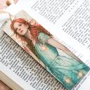 Drewniana zakładka do książki dla rękodzielniczki - handmade