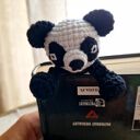 Zakładka do książki handmade - Panda