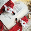 Zakładka do książki handmade - Święty Mikołaj