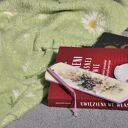 Zakładka do książki - zdobiona metodą decoupage