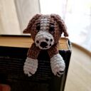 Zakładka do książki handmade - piesek