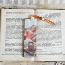 Świąteczna zakładka do książki z kaczorkiem i kakao