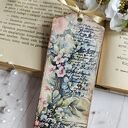 Zakładka wiosenna decoupage
