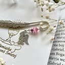 Aniołek - zakładka do Biblii, prezent na Komunię dla dziewczynki