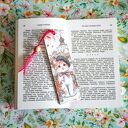 Zakładka do książki - Paryska przygoda (handmade)