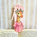 Zakładka do książki Żyrafka / Wróżka - drewniana handmade