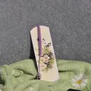 Zakładka do książki - zdobiona metodą decoupage