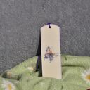 Zakładka do książki - zdobiona metodą decoupage