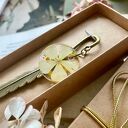 Zakładka do książki FLOKS w złotych drobinkach