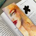 Zakładka papierowa Luminous II - ręcznie malowana akwarela