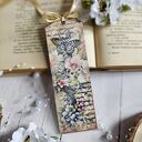 Zakładka wiosenna decoupage