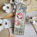 Zakładka kwiatowa decoupage
