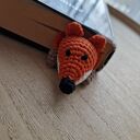 Zakładka do książki handmade - lisek