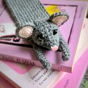 Zakładka do książki Myszka Moremi Dolls - na szydełku