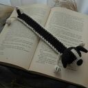 Zakładka do Książki Czarno-Biały Piesek