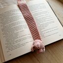 Ręcznie robiona zakładka do książki - świnka (handmade)