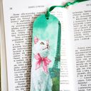 Zakładka do książki Kicia w Paryżu - szmaragdowa