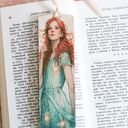 Drewniana zakładka do książki dla rękodzielniczki - handmade