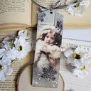 Zakładka świąteczna vintage z decoupage - Boże Narodzenie