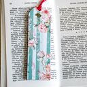 Handmade zakładka do książki - Kocham Cię piesku z pitbulem