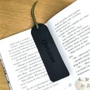 Zakładka do książki z grawerem personalizowana z dedykacją skórzana