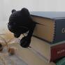 dziecka zakładka do książki czarny kotek dla kociego taty