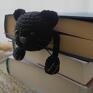 dla dziecka kotek zakładka do książki czarny kot