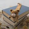 handmade zakładka do książki kotek rudy kot