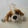 zakładka reksio - jack russell terrier - handmade mola książkowego dla psiarza