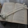 zakładka biały piesek - maltańczyk pies dla mola książkowego