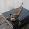 zakładki: do książki beżowy kotek dla mola książkowego