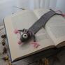 oryginalny zakładka do książki szczurek, prezent miłośnika szczur dla czytelnika