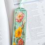 Zakładka do książki - Dla zaczytanej ogrodniczki kwiaty koziołkowe love