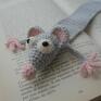 zakładka do książki szczurek dla dziecka mola książkowego