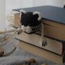 dla miłośników kotów zakładki do książki czarny kotek mola książkowego