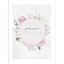 Zaproszenia ŚLUBNE z kopertą GOTOWE, 10 sztuk, Glamour, Boho