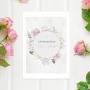 Zaproszenia ŚLUBNE z kopertą GOTOWE, 10 sztuk, Glamour, Boho