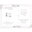 Zaproszenia ŚLUBNE z kopertą GOTOWE, 10 sztuk, Glamour, Boho