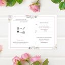 Zaproszenia ŚLUBNE z kopertą GOTOWE, 10 sztuk, Glamour, Boho