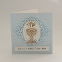 Zaproszenia i komunia święta z hostią