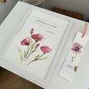 Ręcznie malowany obrazek A4 z personalizowanym napisem