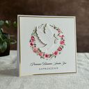 Ręcznie robione zaproszenia komunijne, wzór 28A