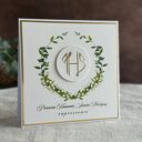 Ręcznie robione zaproszenia komunijne, wzór 49B