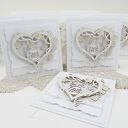 Zaproszenia na Pierwszą Komunię - 10 sztuk handmade 3D z kopertami