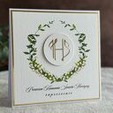 Ręcznie robione zaproszenia komunijne, wzór 49B