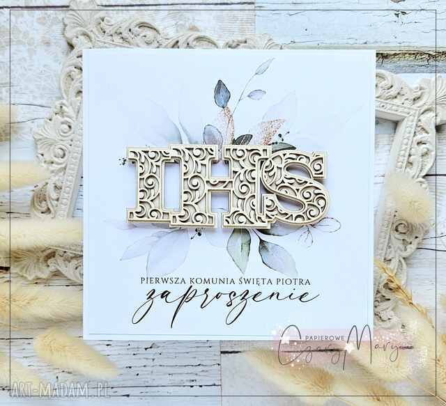 Zaproszenie na Komunię wzór 160