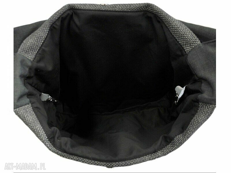 01 0004 Szara torba worek na zakupy HUMMING BIRD MAXI autorskie
