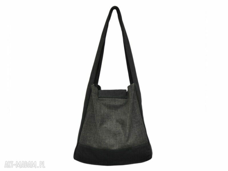 01 0004 Szara torba worek na zakupy HUMMING BIRD MAXI autorskie